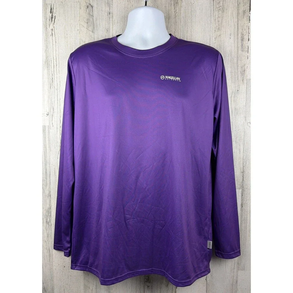 Magellan Outdoors Louisiana Fish Gear Moisture Wicking Shirt Large (22”x30”) - Picture 2 of 3